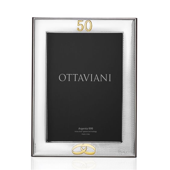 Cornice Ottaviani 50 anni di matrimonio in Argento 5015 - 5015